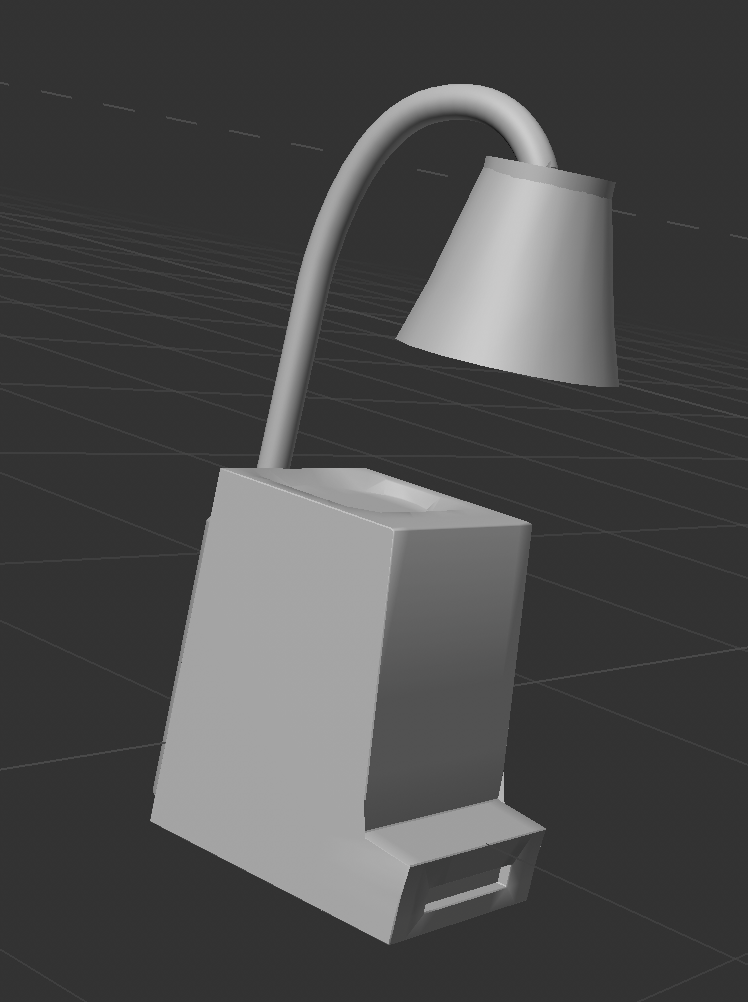 Final version of lamp 3d model
